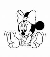 Coloring Mouse Baby Pages Mini Minnie Popular sketch template