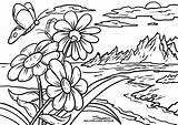 Berge Malvorlage Landschaften Ausmalbild Mit Ausmalen Erwachsene Montagna Insel Paesaggio Blume Kostenlose Fluss Bergen Zeichnen Pagine Kinderbilder sketch template
