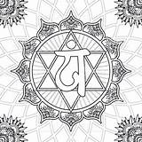 Chakra Chakras Mandalas Anahata Kleurplaten Zenting Espiritualidad Downloaden Uitprinten sketch template