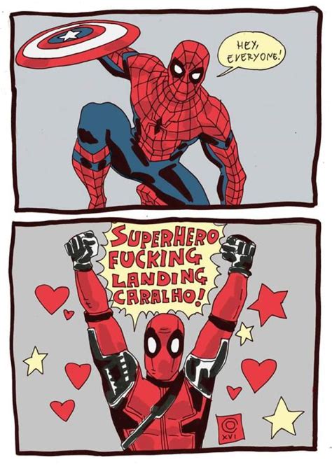 25 funniest spider man and deadpool fanart memes that will make you