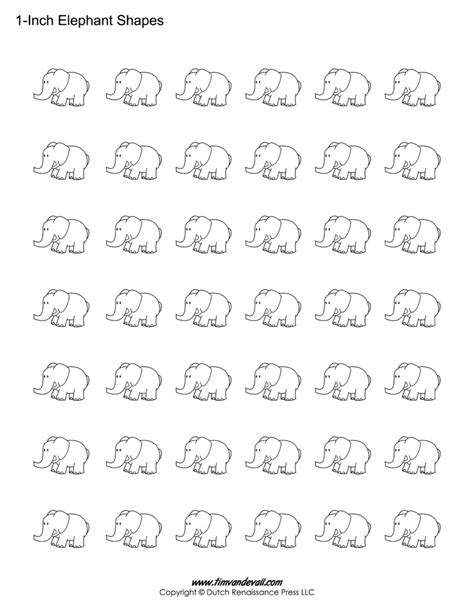 white elephant numbers printable   printable