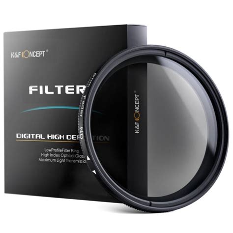 kf concept mm variable neutral density  lens filter  canon nikon sony  sale  ebay