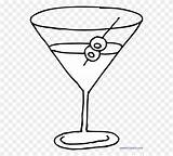 Martini Glass Clipart Coloring Bride Ring Team Logo sketch template