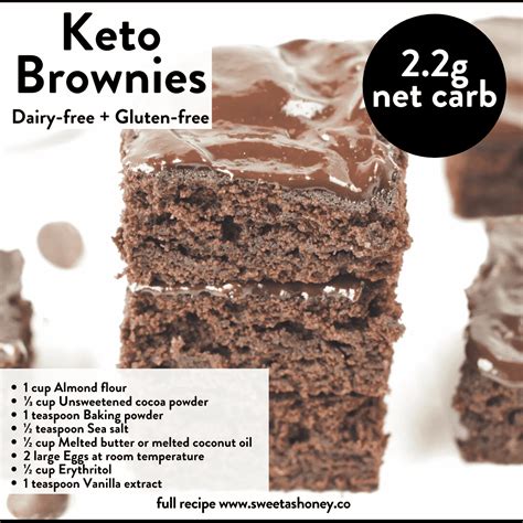 keto brownies sweet  honey easy keto recipes