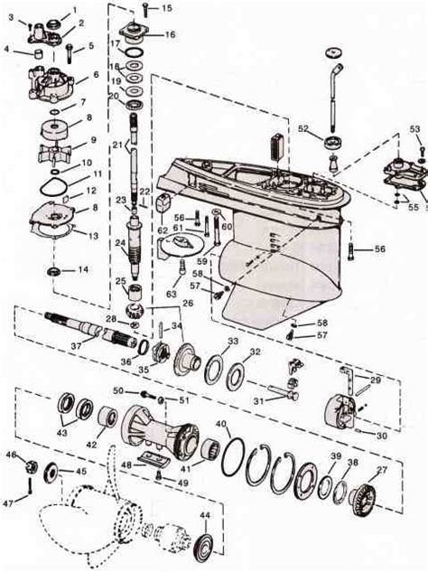 motor parts outboard motor parts diagram