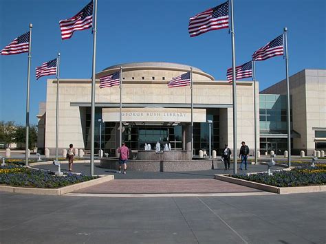 College Station Tx George Bush Presidential Library At