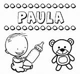Paula sketch template