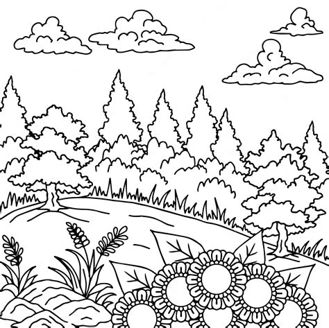 coloring pages  nature