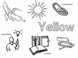 Yellow Coloring Color Field Trip Sheet Printable Pages Template 48kb 600px sketch template