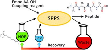 steps  sustainable solid phase peptide synthesis