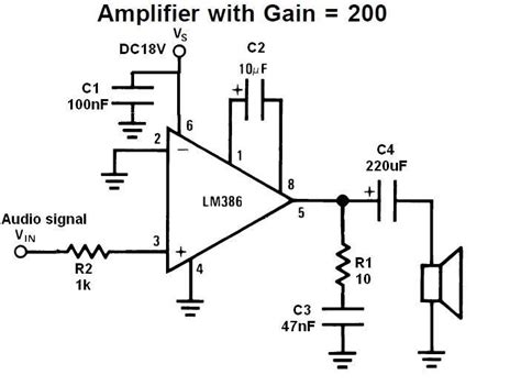 making   simple audio amplifier  schematics   amplificador de audio