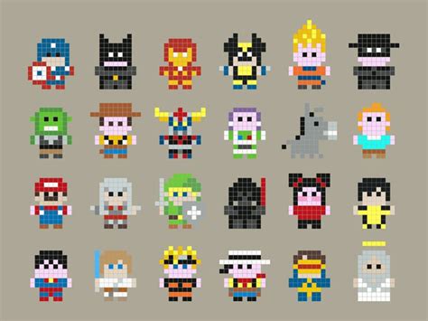 minimal pixel heroes pixel art pixel art design pixel art pattern