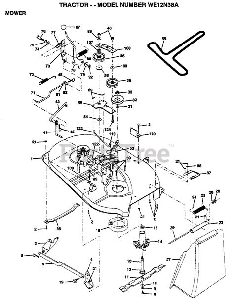 weed eater    weed eater lawn tractor mower parts lookup  diagrams partstree