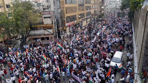 muslims organize huge protests  india challenging modi   york times