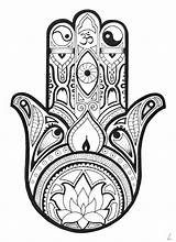 Coloring Pages Fatma Adult Hand Adults Tatoo Tattoos Tattoo Printable Zentangle Color Book Pretty Louise Drawing Details Print Style Coloriage sketch template