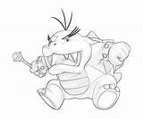 Koopa Morton Coloring Pages Weapon Printable Another Character sketch template