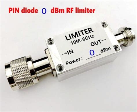 pin diode rf limiter  ghz dbm  amplifier sdr short wave receiver case ebay