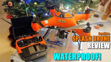 swellpro splash drone waterproof drone review unbox inspection setup rain test
