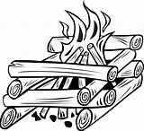 Firewood Campfire Picpng sketch template