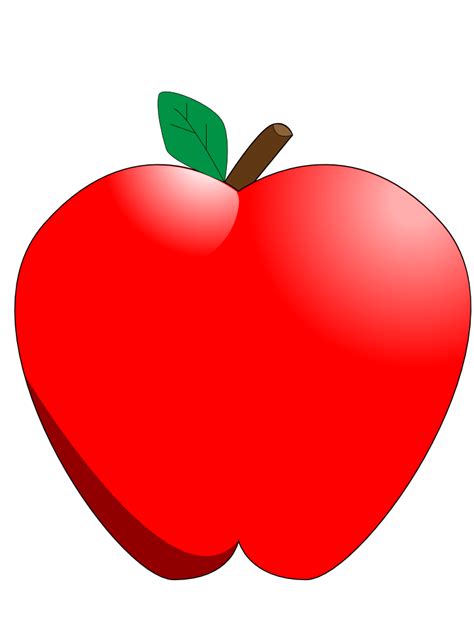 onlinelabels clip art cartoon apple