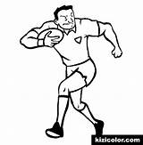 Rugby Coloring Pages Sports Online Thecolor Color Popular Children Choose Board sketch template