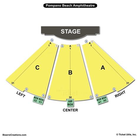 pompano beach amphitheater seating chart gambaran