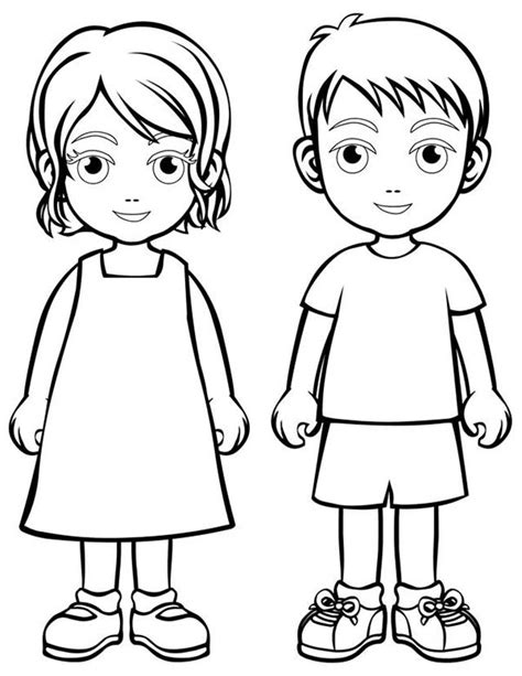 children people coloring page coloring sky