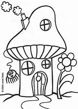 Colouring Pages Coloring Toadstool House Kids Printable Mushroom Drawing Fairy Color Books Sheets Leone Childrens Annabella Clipart Betts Cliparts Print sketch template
