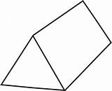 Prism Coloring Triangular Pages Clipart sketch template