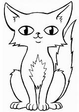 Katzen Colorear sketch template