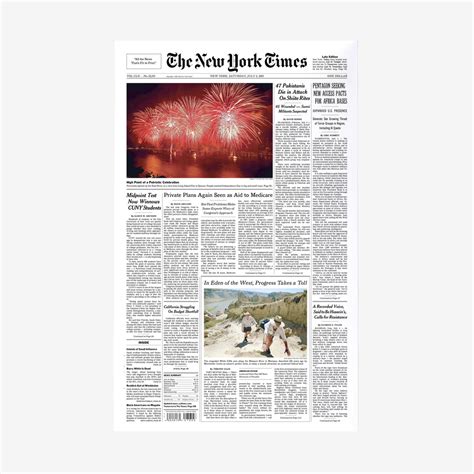 New York Times Front Page Reprints – The New York Times Store