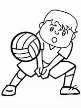 Volleyball Coloring Pages Sports Clipart Printable Kids Cliparts Cartoon Popular Clip Boy Gif Book Library Clipartmag Advertisement Books Categories Similar sketch template