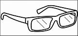 Coloring Glasses sketch template