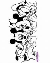 Disney Baby Coloring Pages Mickey Babies Mouse Goofy Minnie Printable Characters Sheets Gif Disneyclips sketch template