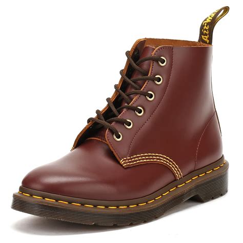 dr martens leather dr martens mens oxblood archive  vintage boots  brown  men lyst