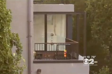 exposed glass shower in cobble hill brooklyn has neighbors pretty peeved video update