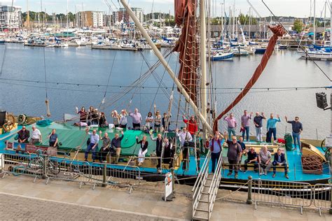 british ports thames sail barge victor returns   orwell