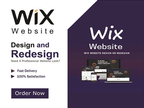 build professional wix website design  redesign wix website