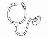 Stethoscope Coloring Pages Clipart Colorear Para Doctor Stethascope Template Herramientas Coloringcrew Colouring Book sketch template
