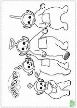 Teletubbies Coloring Pages Po Lala Dipsy Kids Print Color Getcolorings Getdrawings Fun Template sketch template