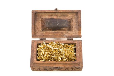 treasure chest stock image image  jewellery brass