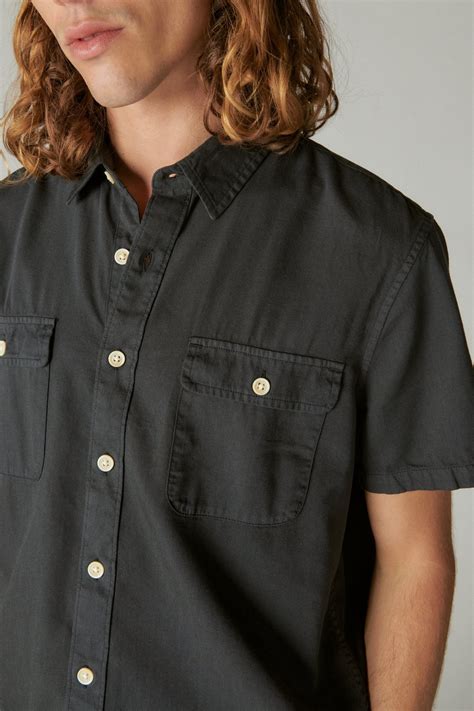 Lived In Short Sleeve Utility Shirt Lucky Brand