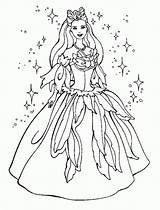 Princess Pages Coloring Pretty Colouring Library Clipart Barbie Doll sketch template