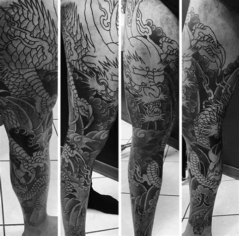 30 Awesome Dragon Leg Tattoo Designs For Men [2024 Guide]