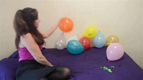 pop 2 balloons in a video by katielyn fiverr