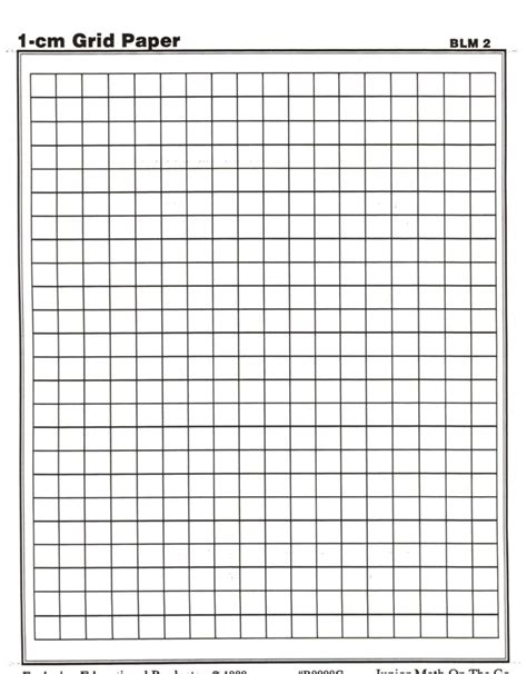 printable graph paper  cm cm grid paper template