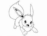 Pokemon Coloring Pages Evolution Eevee Printable Evolutions Getcolorings Color sketch template