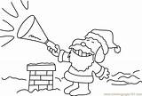 Coloring Sanata Horn Pages Claus Coloringpages101 Santa sketch template