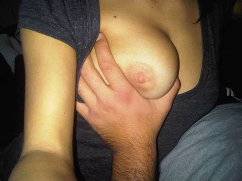 girl grabbing tits