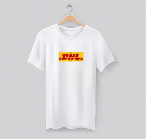 dhl logo box  shirt km